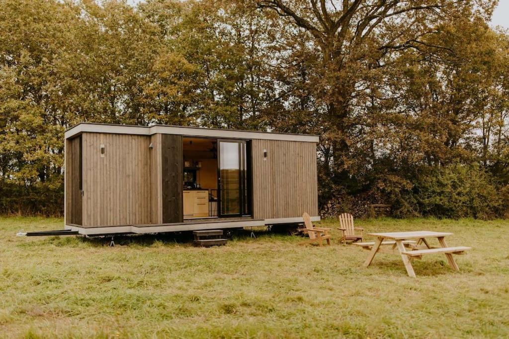 Parcel Tiny House I L'Arche Des Hays Villa Les Hays ภายนอก รูปภาพ